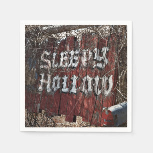 Entrance to Sleepy Hollow Napkin