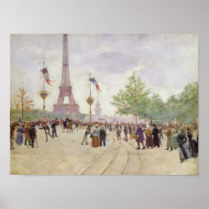 Entrance to the Exposition Universelle, 1889 Poster