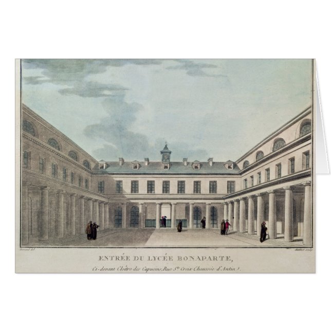 Entrance to the Lycee Condorcet (Front Horizontal)