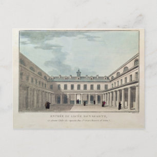 Entrance to the Lycee Condorcet Postcard