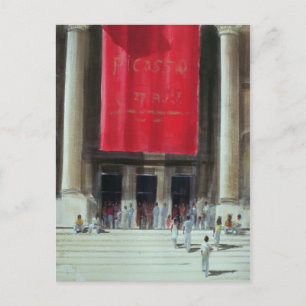 Entrance to the Metropolitan Museum New York Postcard