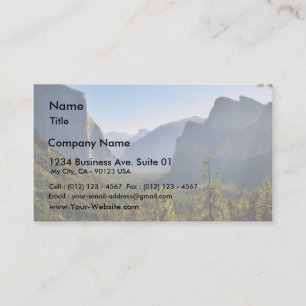 Entrance To The Yosemite Valley Business Card