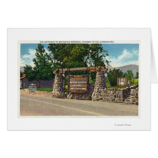 Entrance to Whiteface Mt. Highway (Front Horizontal)
