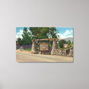 Entrance to Whiteface Mt. Highway Canvas Print
