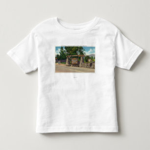 Entrance to Whiteface Mt. Highway Toddler T-Shirt