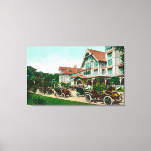 Entrance View of Exterior of Hotel del Monte Canvas Print