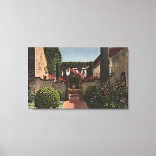 Entrance View of the Sacred Garden Canvas Print
