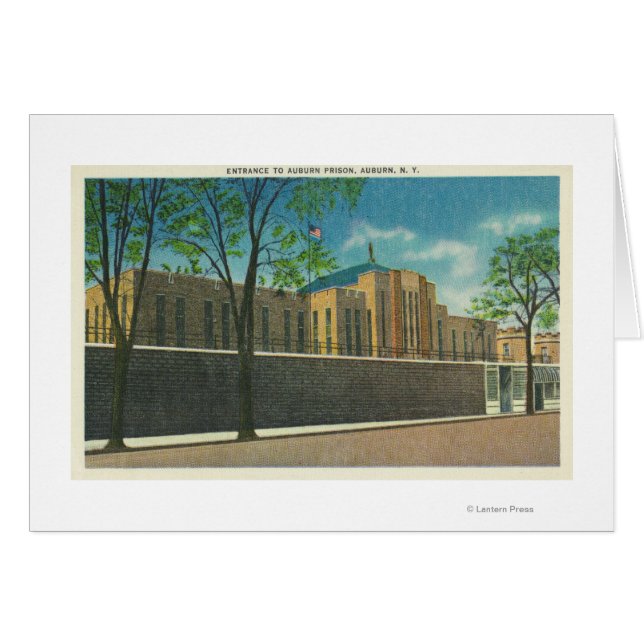 Entrance View to the Auburn Prison (Front Horizontal)