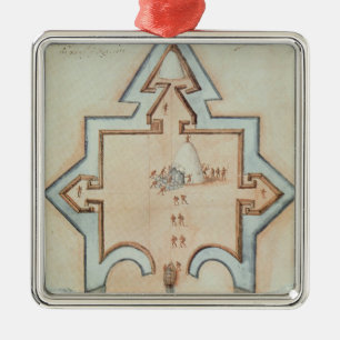 Entrenchments, Puerto Rico Metal Tree Decoration