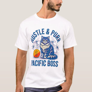 Entrepreneur Boss - Hustle & Purr  T-Shirt