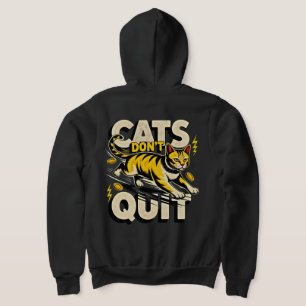 Entrepreneur Cats Don’t Quit - Money Hustle Men’s Hoodie