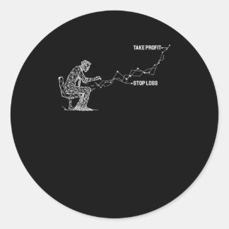 Entrepreneur Investor Forex Stock Market Trader Cr Classic Round Sticker