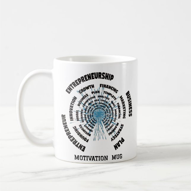 Entrepreneur Motivation  Coffee Mug (Left)