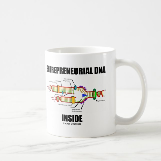 Entrepreneurial DNA Inside Coffee Mug (Right)