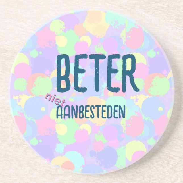 Entrepreneurs Outsourcing Coaster (Front)