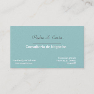 Entreprise Soft/Blue Consultant Rep Professional Business Card