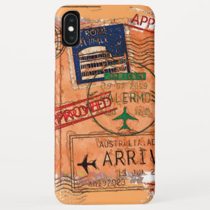 Entry Approved - Passport Stamps Case-Mate iPhone Case