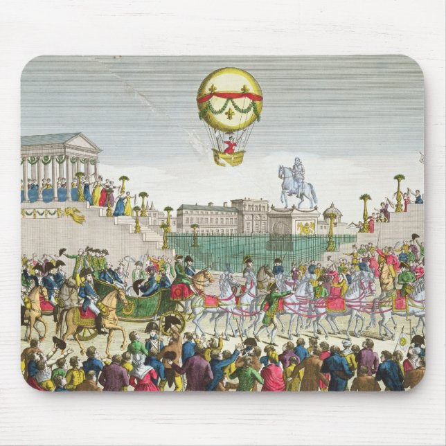 Entry into Paris of Louis XVIII  4th May 1814 Mouse Pad (Front)