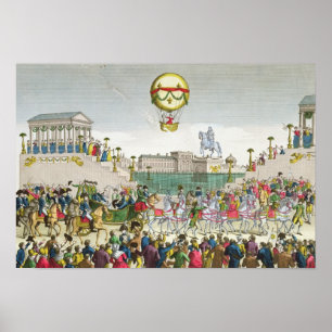 Entry into Paris of Louis XVIII  4th May 1814 Poster