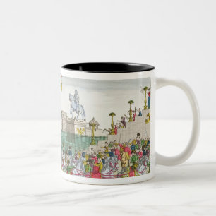 Entry into Paris of Louis XVIII  4th May 1814 Two-Tone Coffee Mug