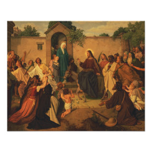 Entry of Jesus Christ into Jerusalem Photo Print
