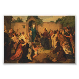 Entry of Jesus Christ into Jerusalem Photo Print