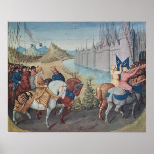 Entry of Louis VII King of France and Conrad Poster