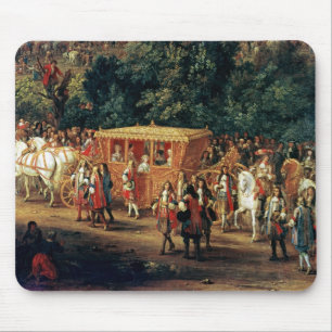 Entry of Louis XIV and Maria Theresa into Mouse Pad