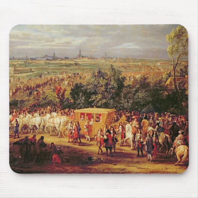 Entry of Louis XIV  and Marie-Therese of Mouse Pad (Front)