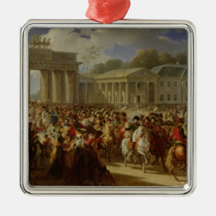 Entry of Napoleon I  into Berlin Metal Tree Decoration