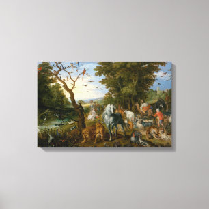 Entry of the Animals into Noah's Ark (Brueghel) Canvas Print