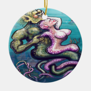 Entwined Ceramic Tree Decoration