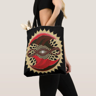 Entwined Dragons Tote Bag