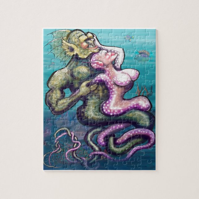 Entwined Jigsaw Puzzle (Vertical)