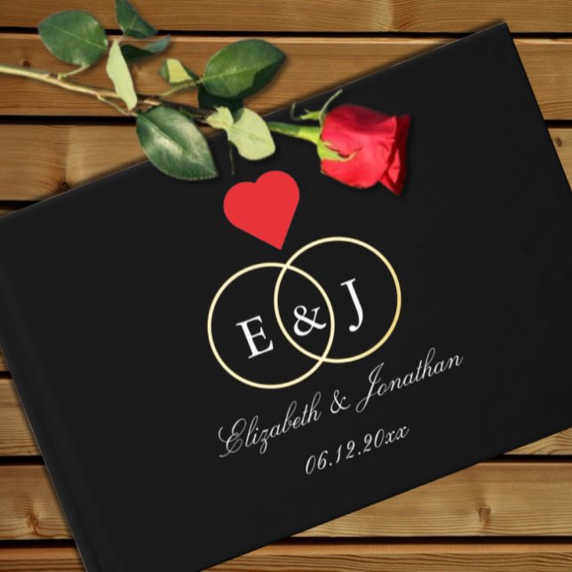 Entwined Rings Wedding Guest Book (Creator Uploaded)