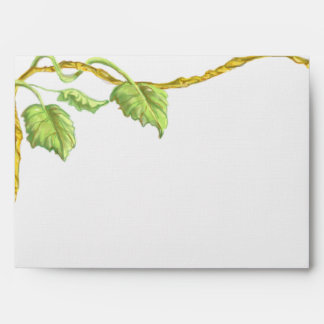 Entwining Vine White Envelope