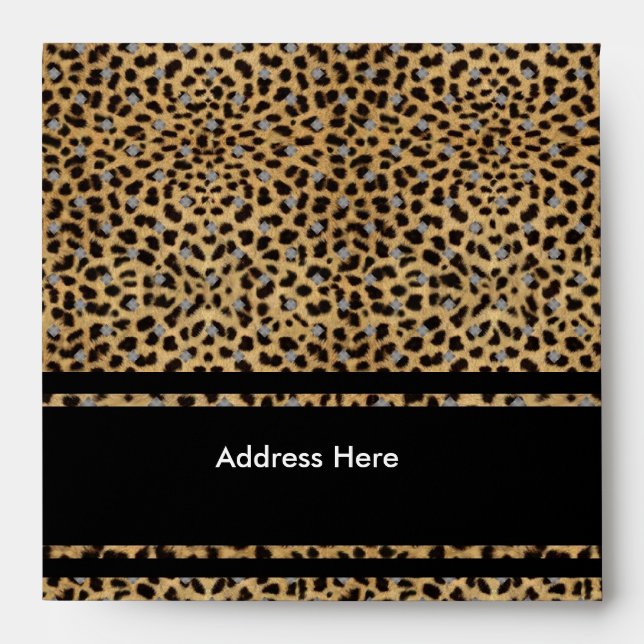 Envelope Animal Leopard Print (Front)