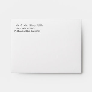 Envelope Basic Wedding Invites