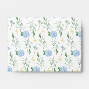 Envelope Blue Floral Collection 4 x 6