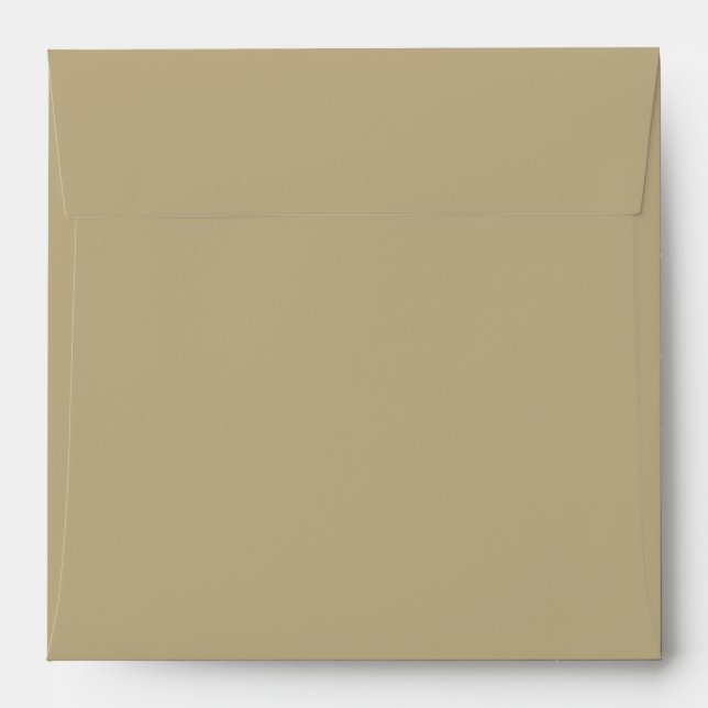 Envelope Colour Matches Golden Anniversary (Back (Top Flap))