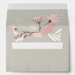ENVELOPE Floral Girl Bunny Baptism LDS