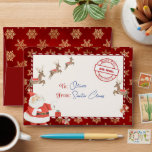 Envelope for letter from Santa Claus, North pole<br><div class="desc">Envelope for letter from Santa Claus,  North pole envelope
Matching items available.</div>