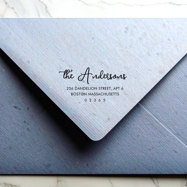 Envelope Return Address  Rubber Stamp (Creator Uploaded)