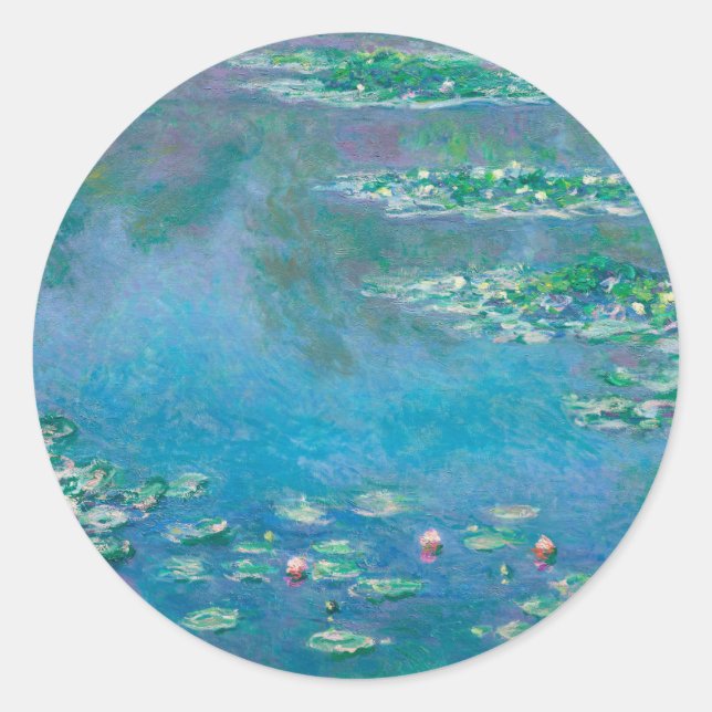 ENVELOPE SEAL : CLAUDE MONET : WATERLILIES (Front)