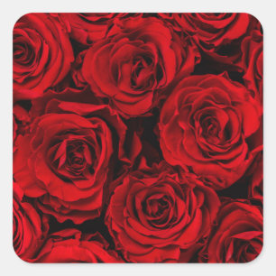 ENVELOPE SEAL : RED ROSES : CUSTOMISABLE