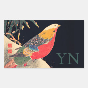 ENVELOPE SEAL STICKER : JAPANESE WOODBLOCK