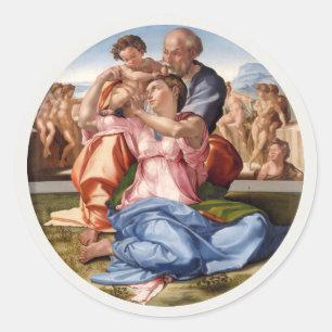 ENVELOPE SEAL STICKER : MICHELANGELO : DONI TONDO