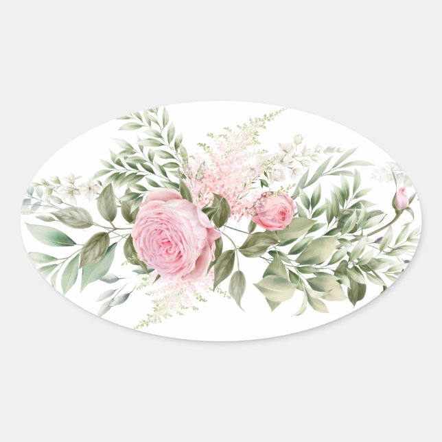 Envelope Seals Flower Stickers (Front)