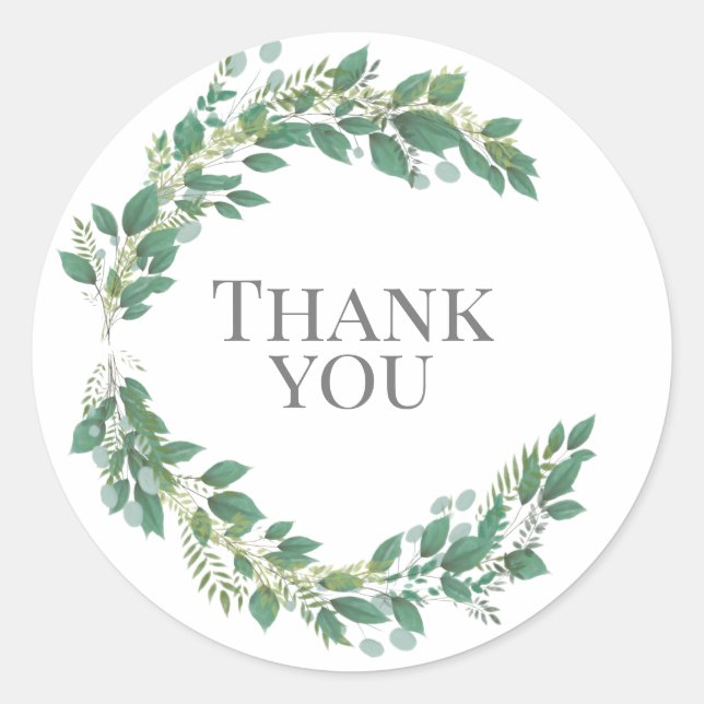 Envelope Seals/Stickers Classic Round Sticker (Front)