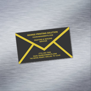 Envelope Shape Unique Magnetic Business Card